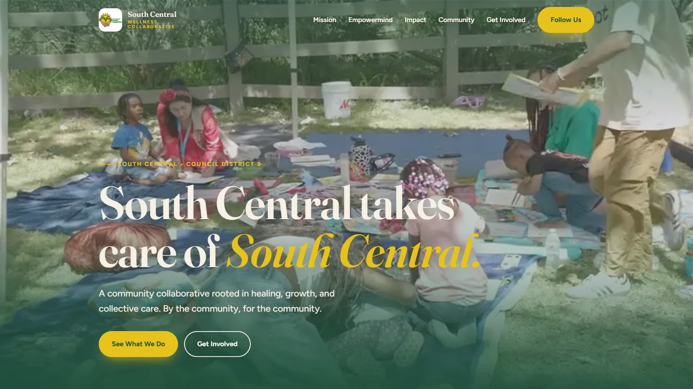 South Central Wellness Collaborative website